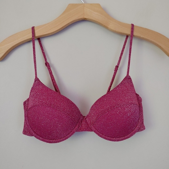 Triangl Grape Sparkle Macia Set Bikini Swimsuit Size XS Pink - Picture 7 of 16